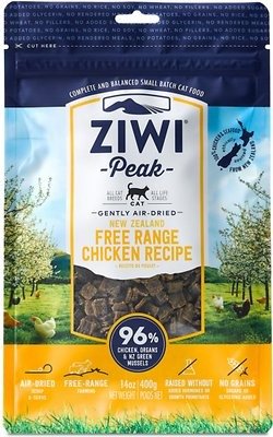 Ziwi Peak Air-Dried Chicken Recipe Cat Food, 14-oz bag
