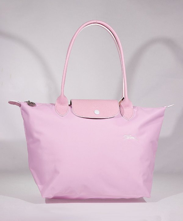 Pink Le Pliage Club Large Tote