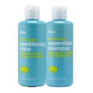 Bliss supershine shampoo+ conditioning rinse set @ Bliss