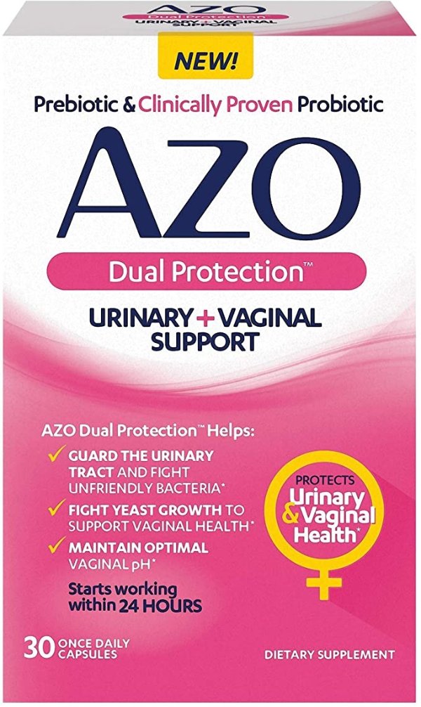 Dual Protection | Urinary + Vaginal Support* | Prebiotic Plus Clinically Proven Women’s Probiotic | Starts Working Within 24 Hours | 30 Count, Multi
