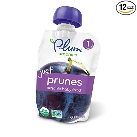 Stage 1, Organic Baby Food, Just Prunes, 3.5 ounce pouch (Pack of 12)