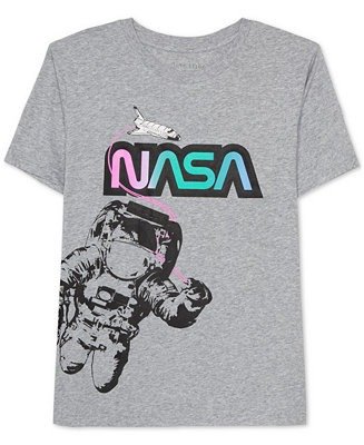 Juniors NASA Graphic Print T-Shirt