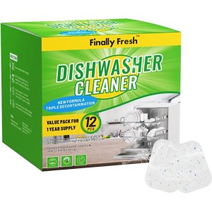 Finally Fresh Dishwasher Cleaner And Deodorizer 12 Count