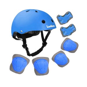 LEDIVO 儿童安全头盔+护具7件套，6色可选，运动无忧