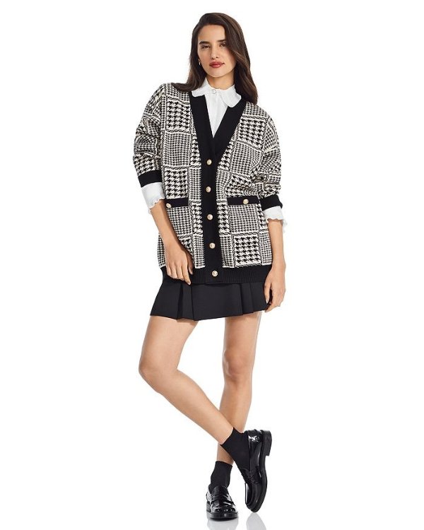 Gassin Houndstooth Cardigan - 150th Anniversary Exclusive