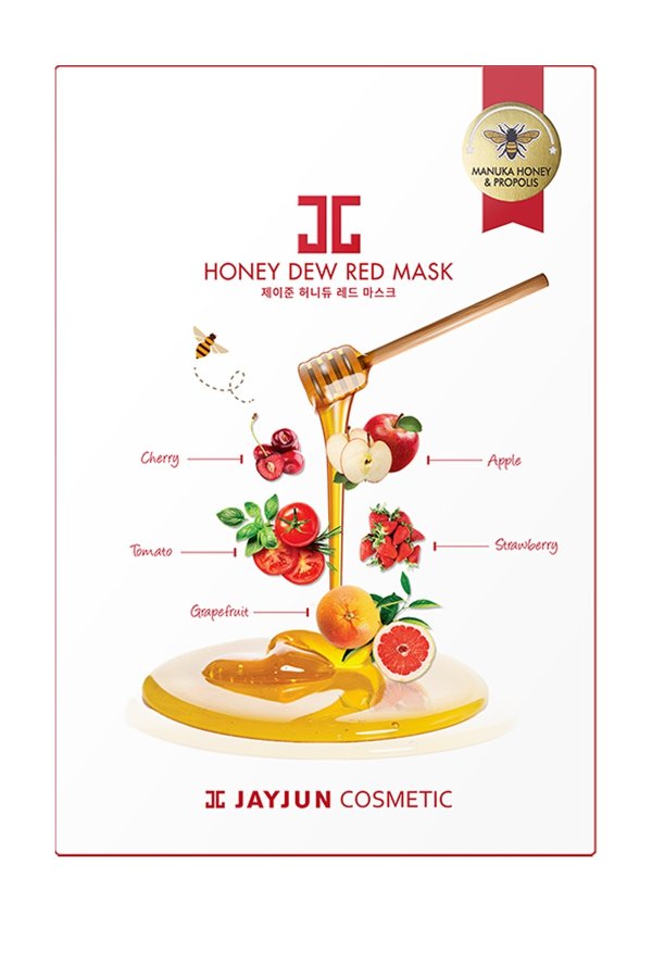 Honey Dew Red 5-Piece Mask Set