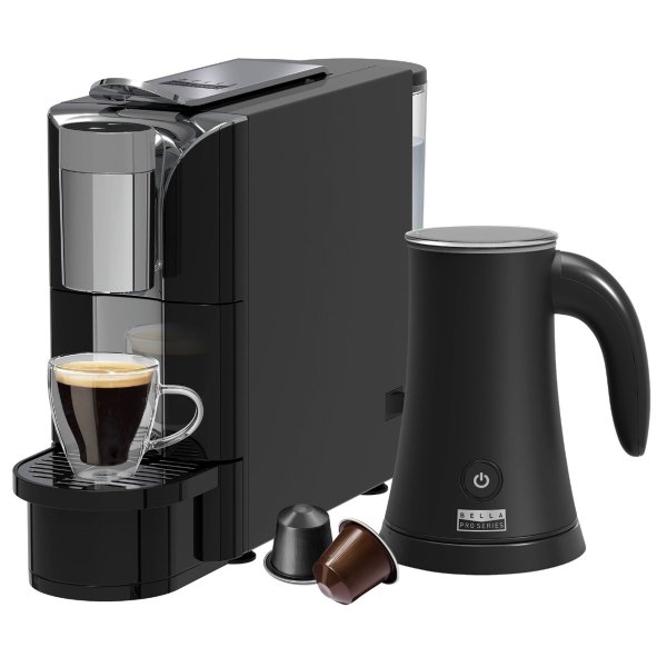 Pro Series Capsule Coffee Maker and Milk Frother