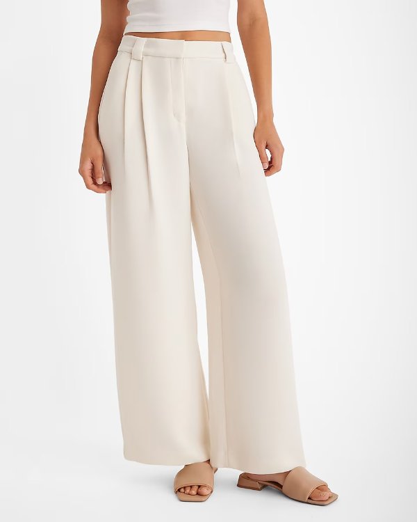 High Waisted Luxe Comfort Trouser