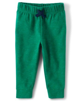 Baby And Toddler Boys Active Marled Fleece Jogger Pants | The Children's Place - PARK BENCH GREEN