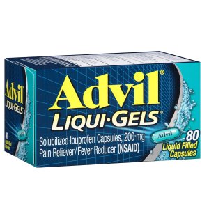 Advil Liqui-Gels Pain Reliever and Fever Reducer 80 Counts