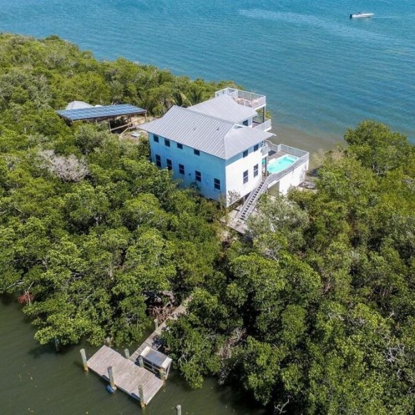 HGTVGrandeur杂志精选的私人小岛 - St James City的整套房子 出租 佛罗里达 美国