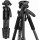 PT55 Travel Camera Tripod Lightweight Aluminum for DSLR SLR Canon Nikon Sony Olympus DV with Carry Bag -11 lbs(5kg) Load (Black)