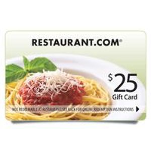 Restaurant.com gift certificates 