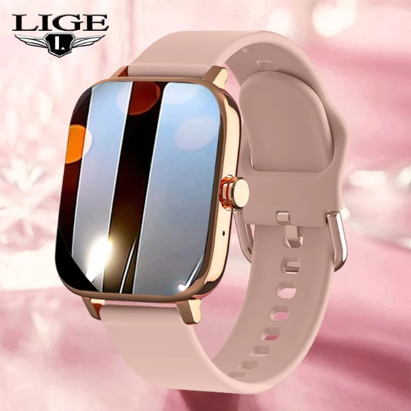 18.09US $ 86% OFF|Lige Call Smart Watch Women Custom Dial Smartwatch For Android Ios Waterproof Bluetooth Music Watches Full Touch Bracelet Clock - Smart Watches - AliExpress