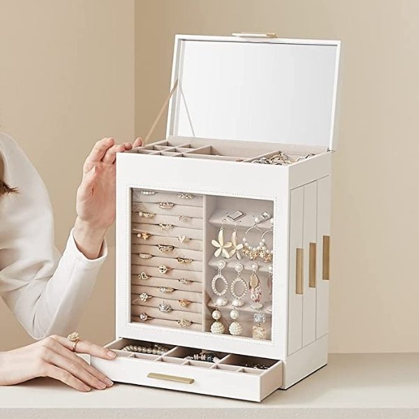 songmics Jewelry Box and Jewelry Cabinet on sale