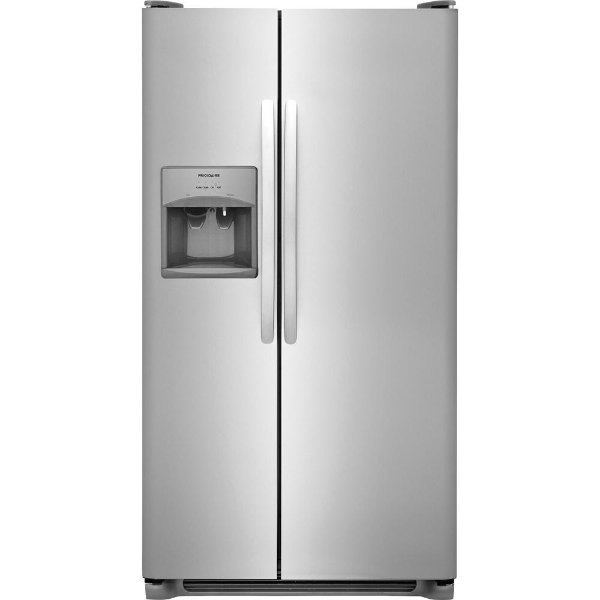 25.5 cu. ft. Side by Side Refrigerator in Stainless Steel