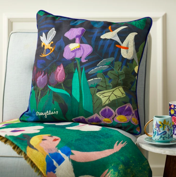 Alice in Wonderland by Mary Blair Throw Pillow | shopDisney