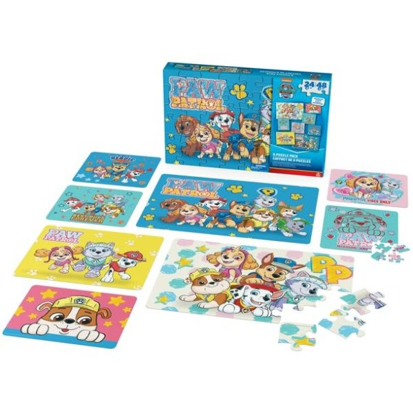 PAW Patrol, 8 Pack Jigsaw Puzzles, for Preschoolers Ages 4 and up