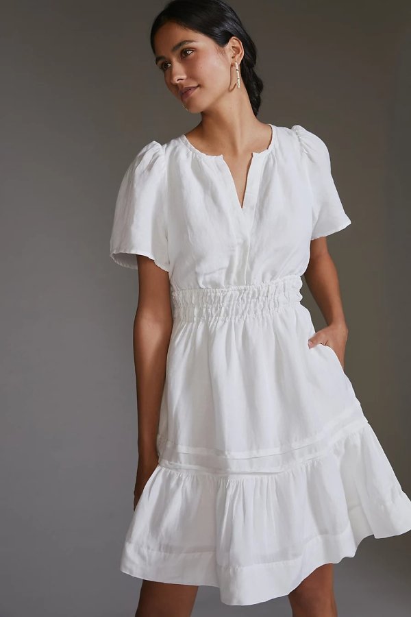 The Somerset Mini Dress: Linen Edition