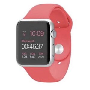Apple Watch 38mm Aluminum Case Sport with Color Sports Band