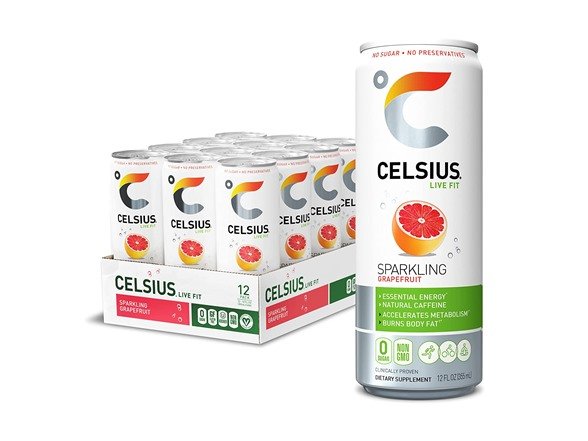 CELSIUS 能量饮料 西柚口味12oz 12罐