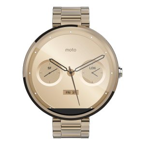 Moto 360 Androidwear Smartwatch Champagne Metal - 18mm