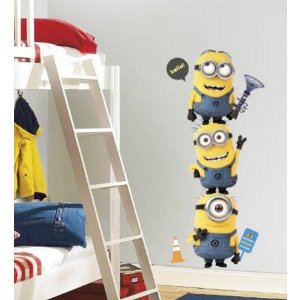 Roommates Rmk2081Gm Despicable Me 2 Minions Giant Peel And Stick Giant Wall Decals