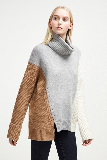 Viola Knits High Neck Sweater