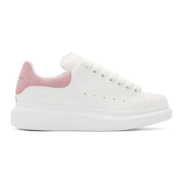 SSENSE Exclusive White & Pink Oversized Sneakers