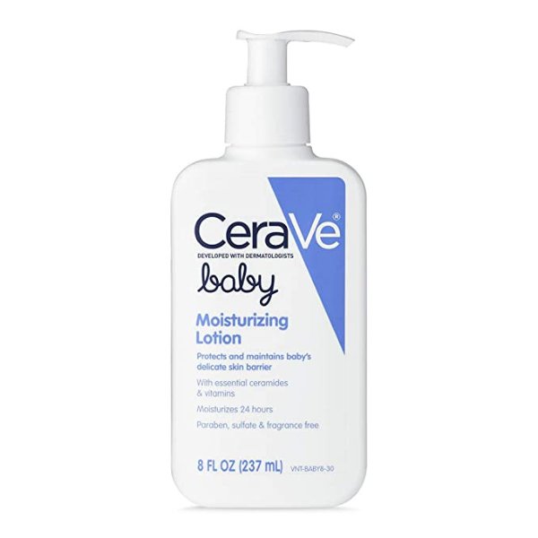 Baby Lotion | Gentle Baby Skin Care with Hyaluronic Acid | Paraben and Fragrance Free | 8 Ounce
