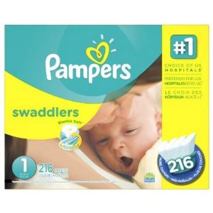 alifying box of Pampers diapers @ Amazon.com