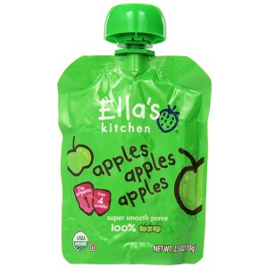 Ella's Kitchen Organic Stage 1, Apples Apples Apples, 2.5 Ounce (Pack of 6)