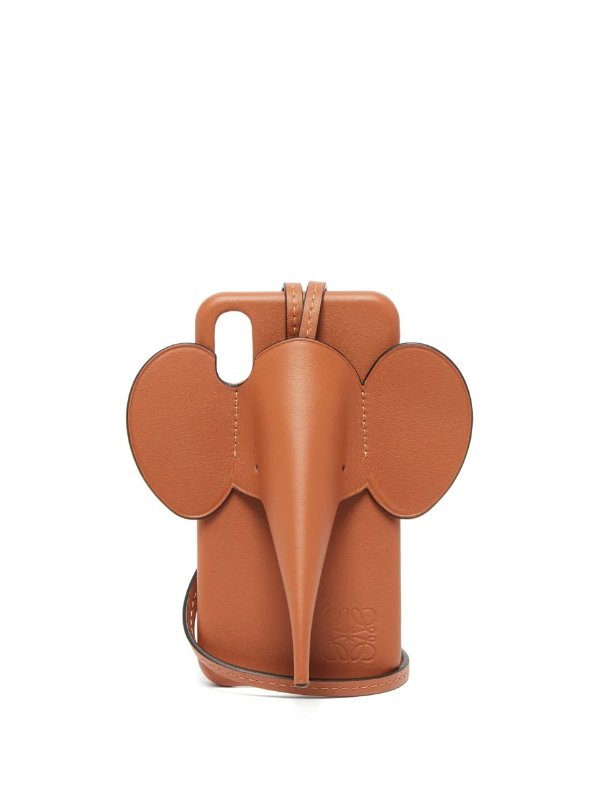 Elephant iPhone® X/XS leather phone case | Loewe