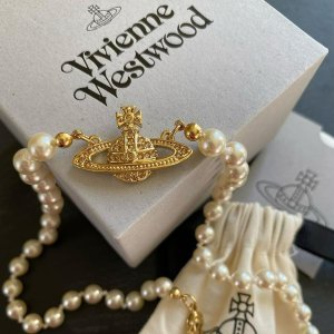 Vivienne Westwood 西太后专场 土星珍珠项链$165