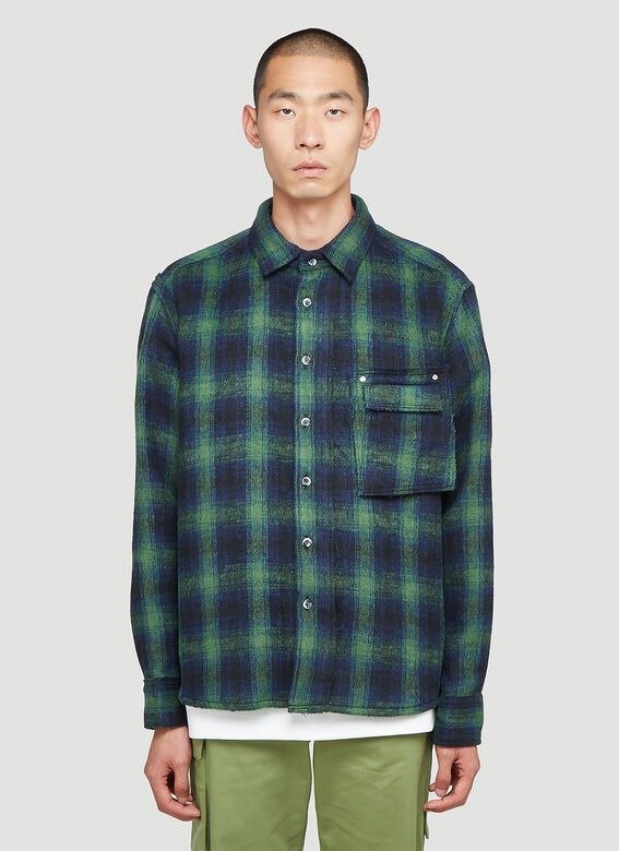 Flannel Shirt in Green