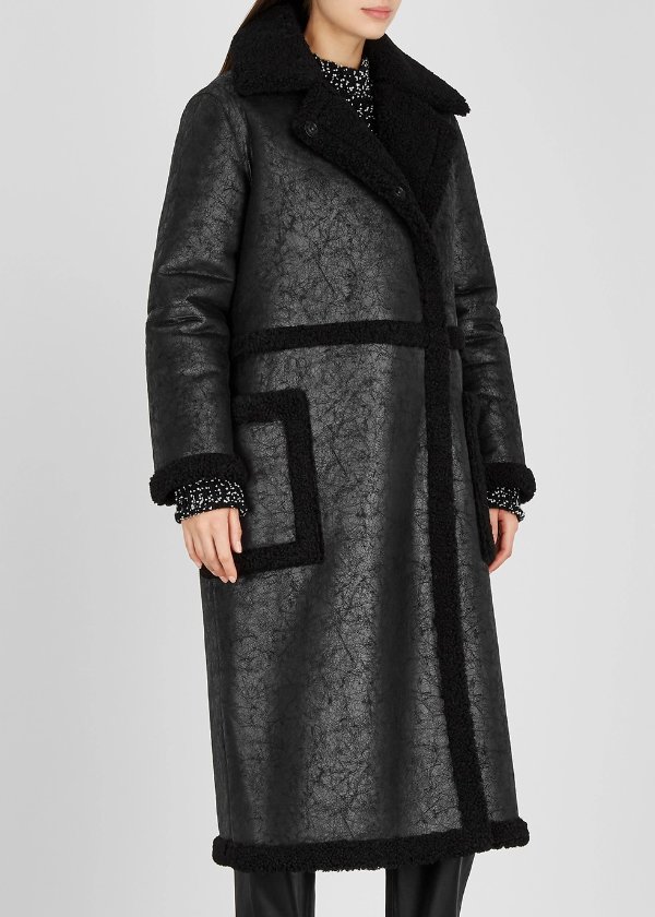 Adriana faux shearling coat