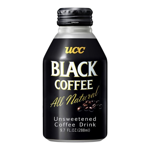 UCC 无糖0卡黑咖啡 罐装 288ml - 亚米