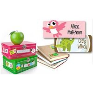 Personalized Children's Name Label 42-Pack Voucher from Dinkleboo