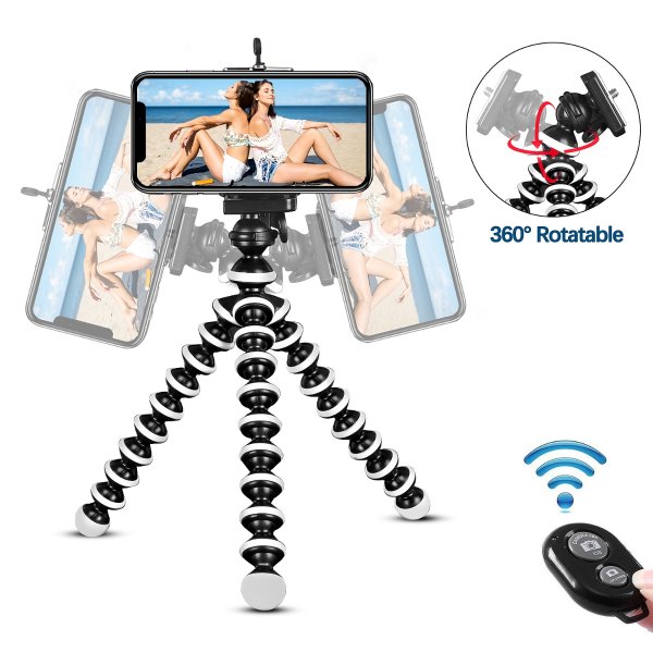 KAMISAFE Portable Cell Phone Tripod