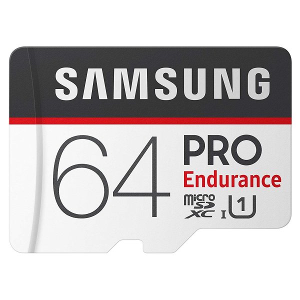 Samsung PRO Endurance 64GB Micro SDXC Card with Adapter