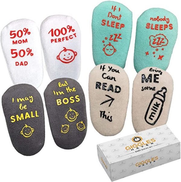 Baby Socks 4-Pair Gift Set