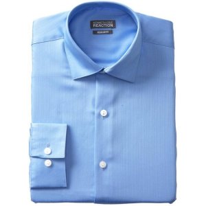 Kenneth Cole Reaction Men's Textured-Solid Dress Shirt