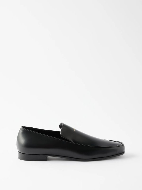 The Oval leather loafers