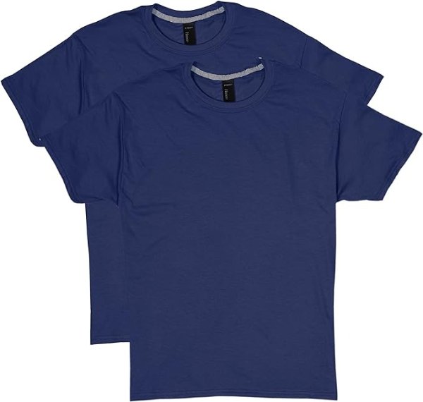 Men's X-Temp Performance T-Shirt Pack, Cotton Blend Moisture-Wicking Tees for Men, 2-Pack