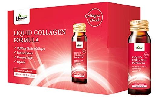 Liquid Collagen Supplement, Collagen Drink, Collagen Peptides, Hydrolyzed Marine Collagen