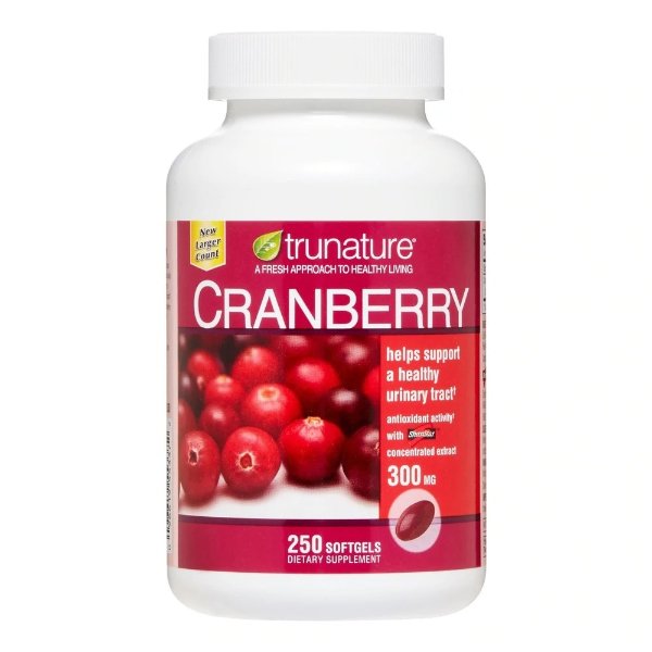 Cranberry 300 mg, 250 Softgels