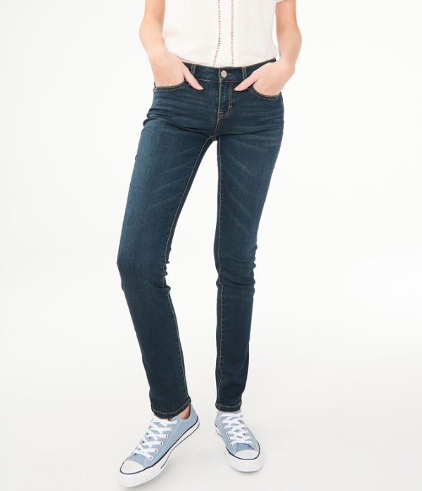 Low-Rise Skinny Jean***
