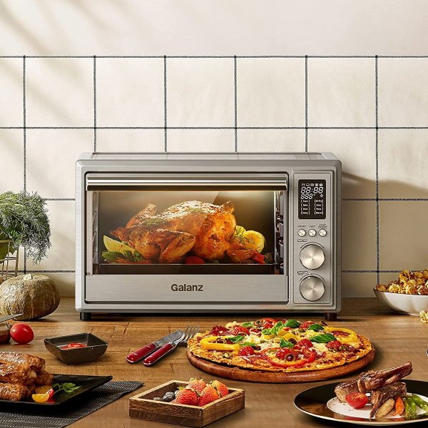 Galanz Combo 8-in-1 Air Fryer Toaster Oven