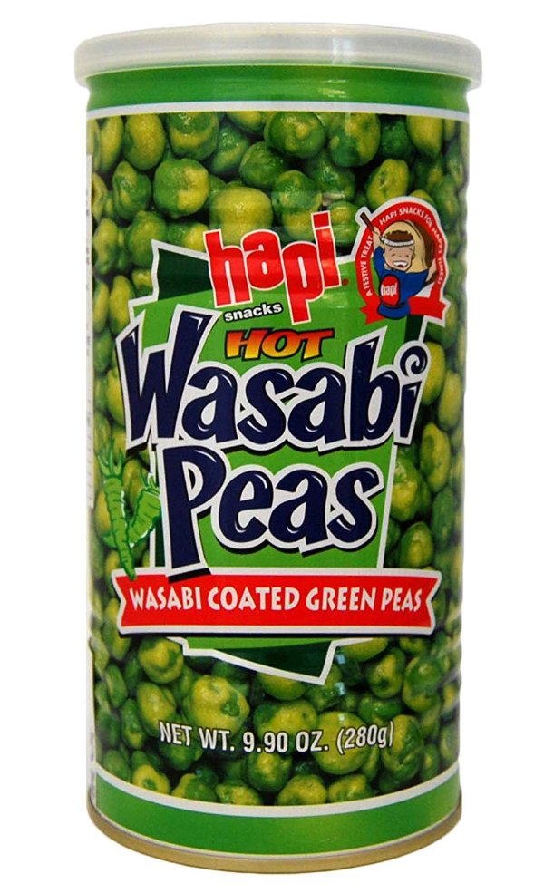 Hot Wasabi Peas, 9.9-Ounce Tins (Pack of 4)