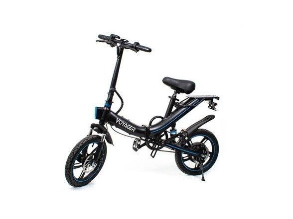 Radius Pro NEW, Foldable Electric Bike, UL-Certified, BIKE-4050RP-BLK, Black, Dual Cable-Actuated Disc Brakes
